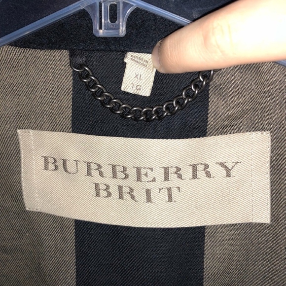 NWOT Burberry Eckford Mens Wool/Cashmere Pea Coat